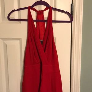 Red express cocktail dress